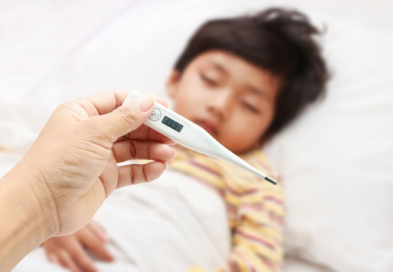 Trẻ bị sốt xuất huyết thường mệt mỏi, chán ăn nên mẹ cần cho trẻ ăn nhiều dinh dưỡng.